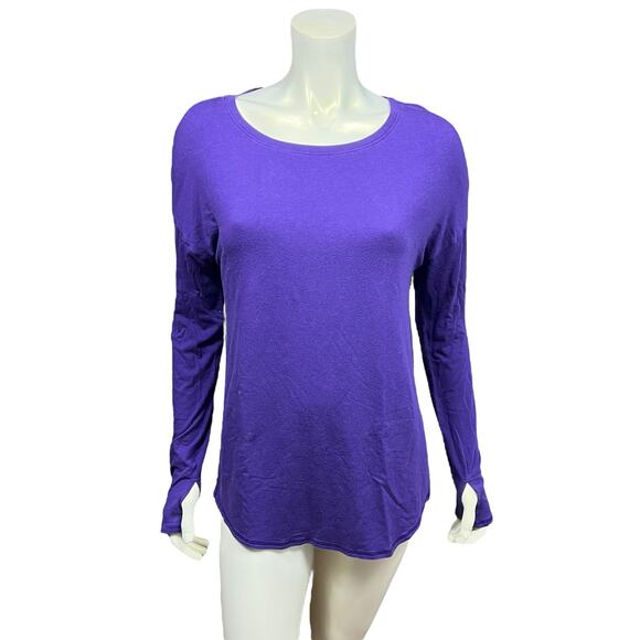 Under Armour Grape Purple Long Sleeve Shirt – Size Medium, 28" Length - Picture 10 of 10